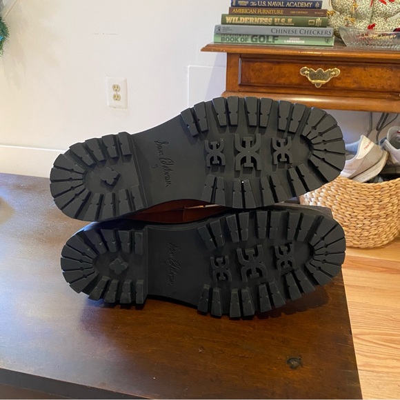 Sam Edelman Laguna Waterproof Lug Sole Chelsea Boot in Frontier Brown - Picture 4 of 5